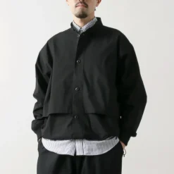 KELEN / Layering Ribbed Shirt Jacket