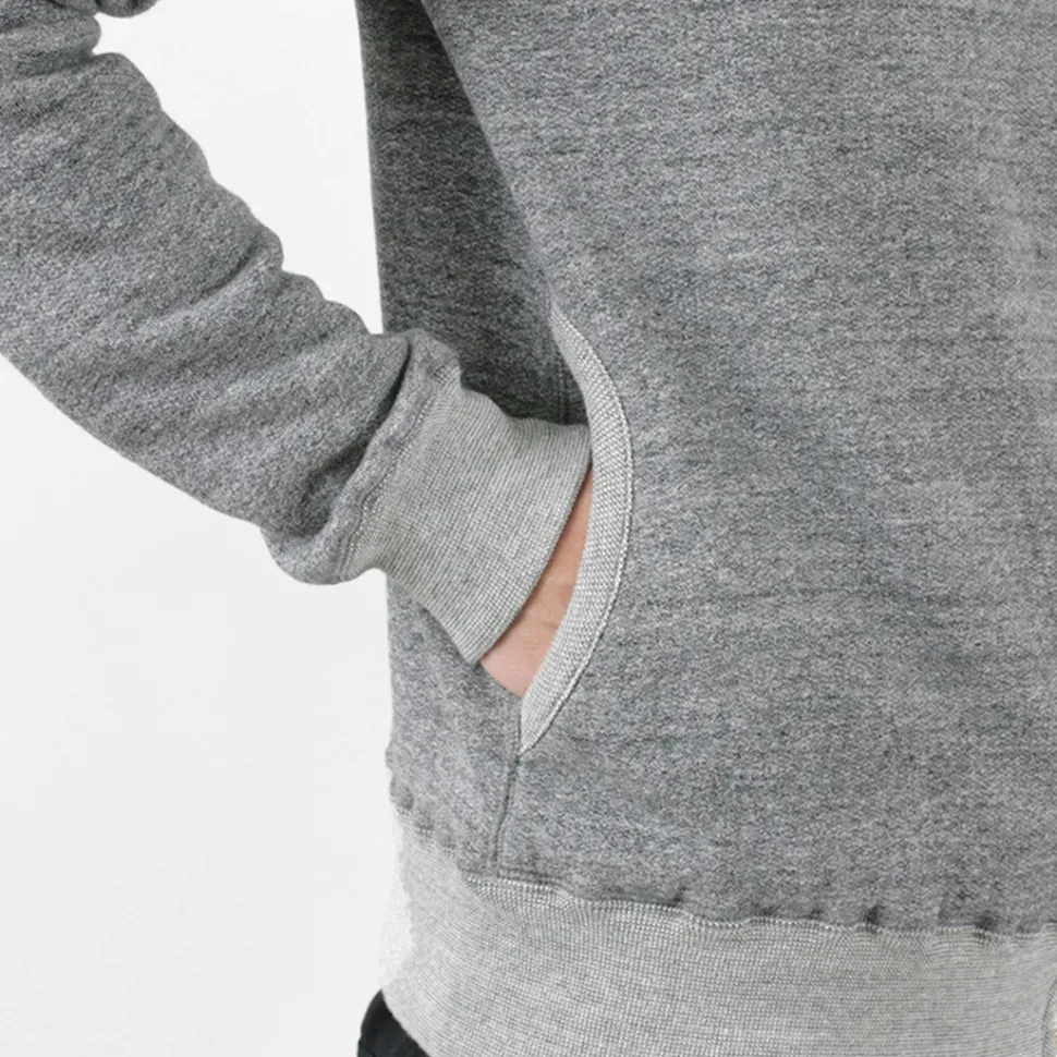 KEPANI / Great Smoky Raffybrushed-lining stand neck sweatshirt jacket