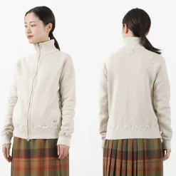 KEPANI / Great Smoky Raffybrushed-lining stand neck sweatshirt jacket