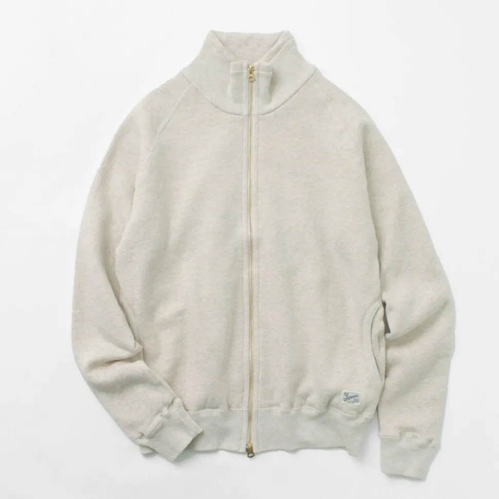 KEPANI / Great Smoky Raffybrushed-lining stand neck sweatshirt jacket