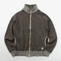 KEPANI / Great Smoky Raffybrushed-lining stand neck sweatshirt jacket