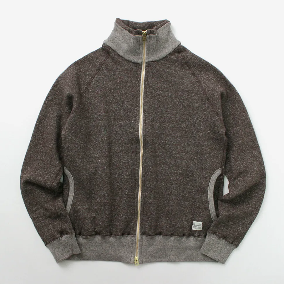 KEPANI / Great Smoky Raffybrushed-lining stand neck sweatshirt jacket