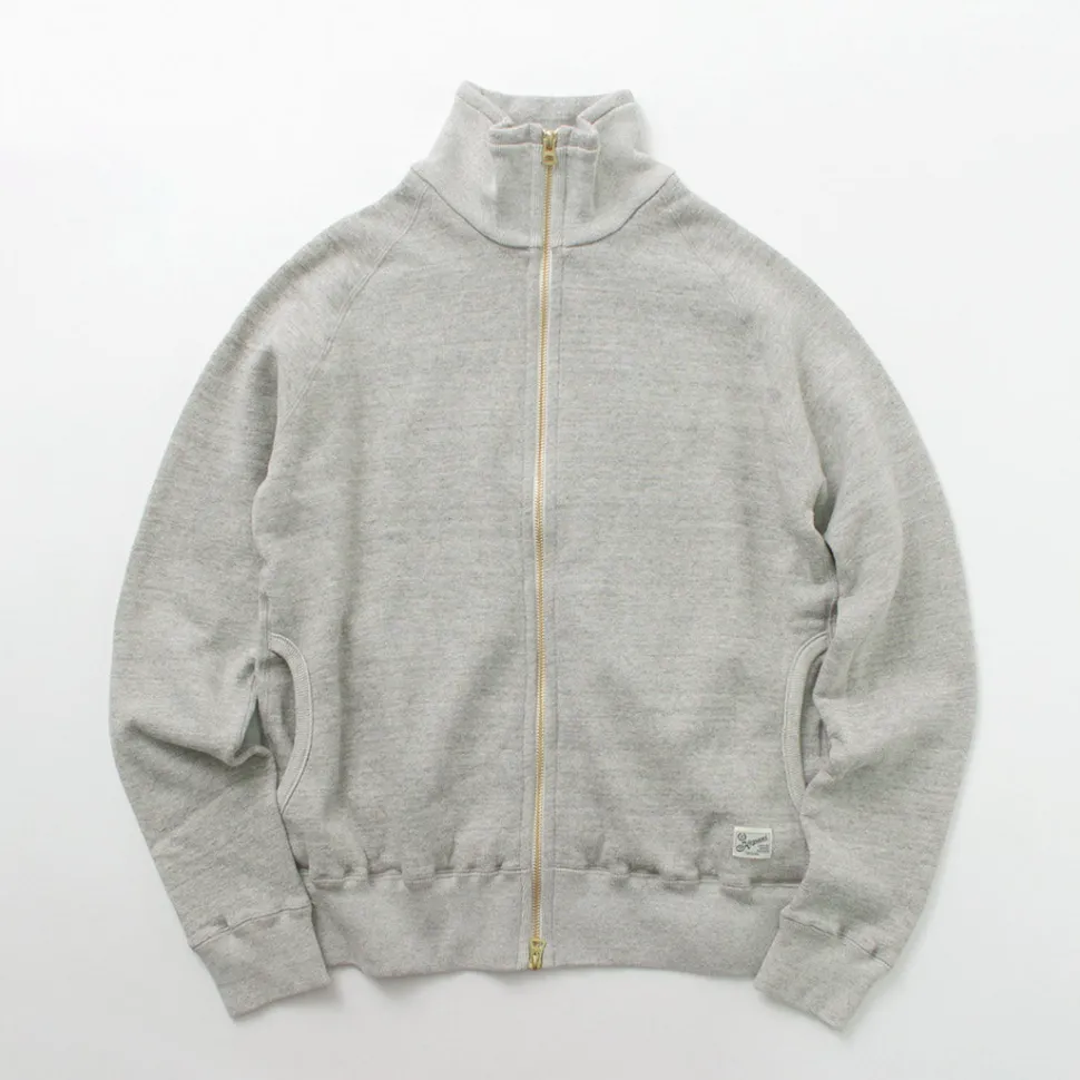 KEPANI / Great Smoky Raffybrushed-lining stand neck sweatshirt jacket