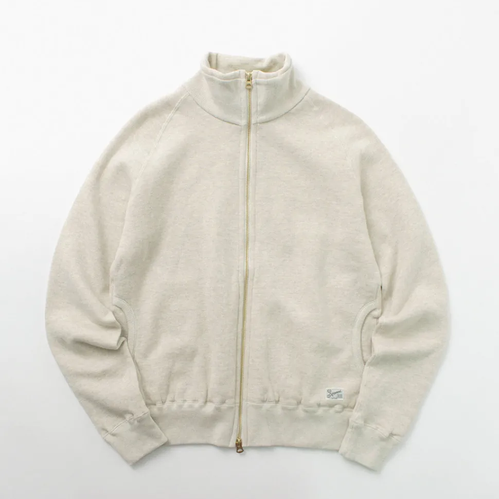 KEPANI / Great Smoky Raffybrushed-lining stand neck sweatshirt jacket