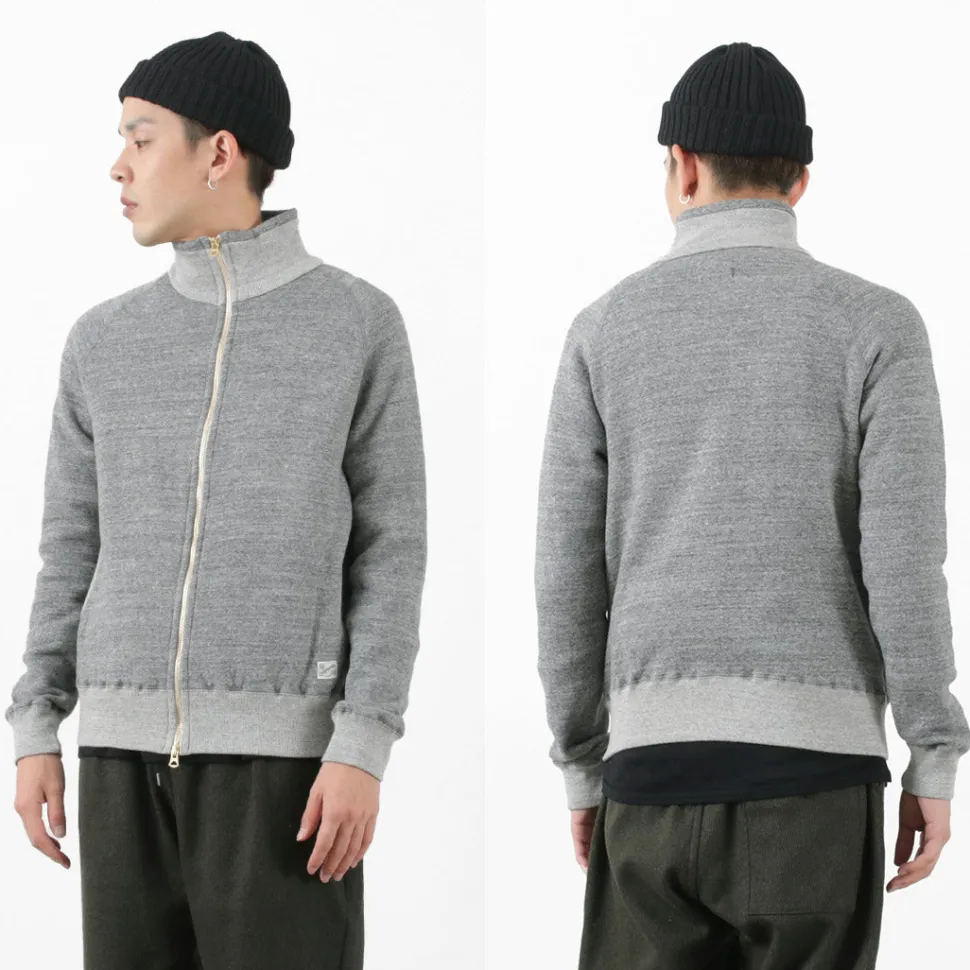 KEPANI / Great Smoky Raffybrushed-lining stand neck sweatshirt jacket