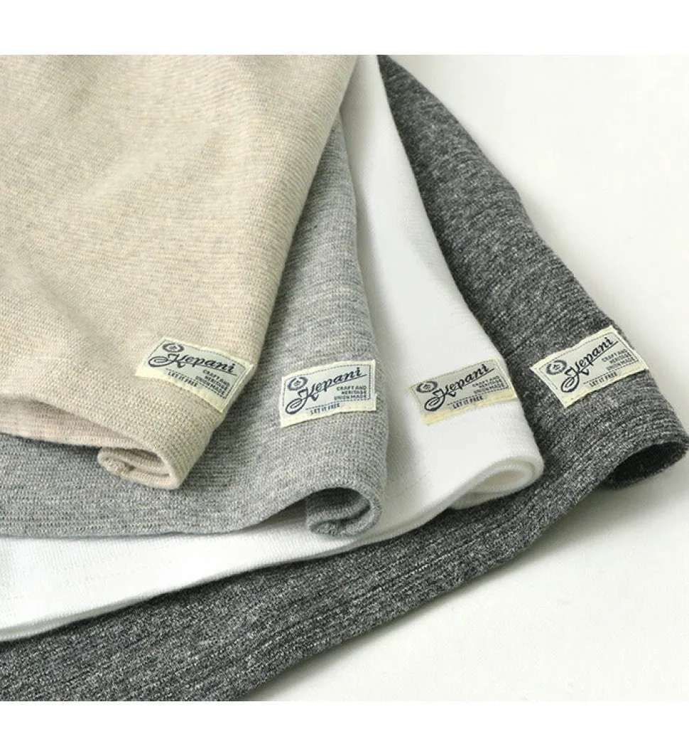 KEPANI / Henley neck long sleeve tee