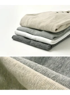 KEPANI / Henley neck long sleeve tee