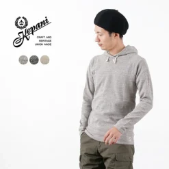KEPANI / Hooded Pullover Raffi Stretch Milling Long Sleeves