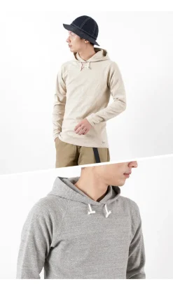 KEPANI / Hooded Pullover Raffi Stretch Milling Long Sleeves