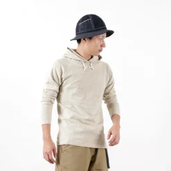 KEPANI / Hooded Pullover Raffi Stretch Milling Long Sleeves