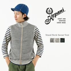 KEPANI / Pinnacle Park Stand Up Neck Sweatshirt Vest