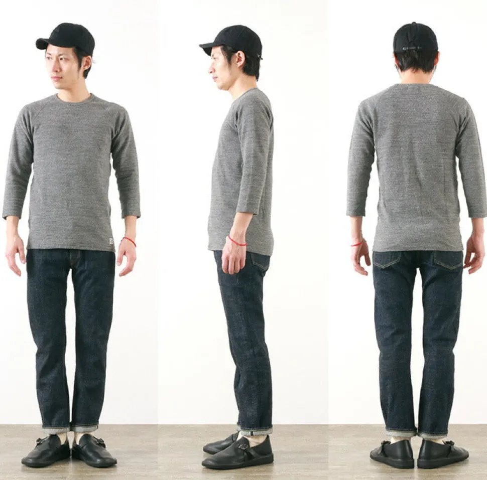 KEPANI / Raffy Spun Milled 7/10 Sleeve T-Shirt