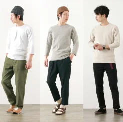 KEPANI / Raffy Spun Milled 7/10 Sleeve T-Shirt