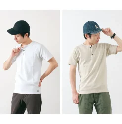 KEPANI / Raffy Spun Milled Henry Neck T-Shirt