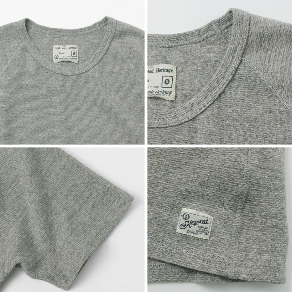 KEPANI / Raffy Spun-fleece Short-Sleeved T-Shirt
