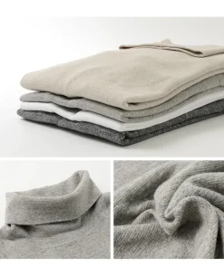 KEPANI / Raffy Stretch Fleece Turtleneck Long Sleeve Tee