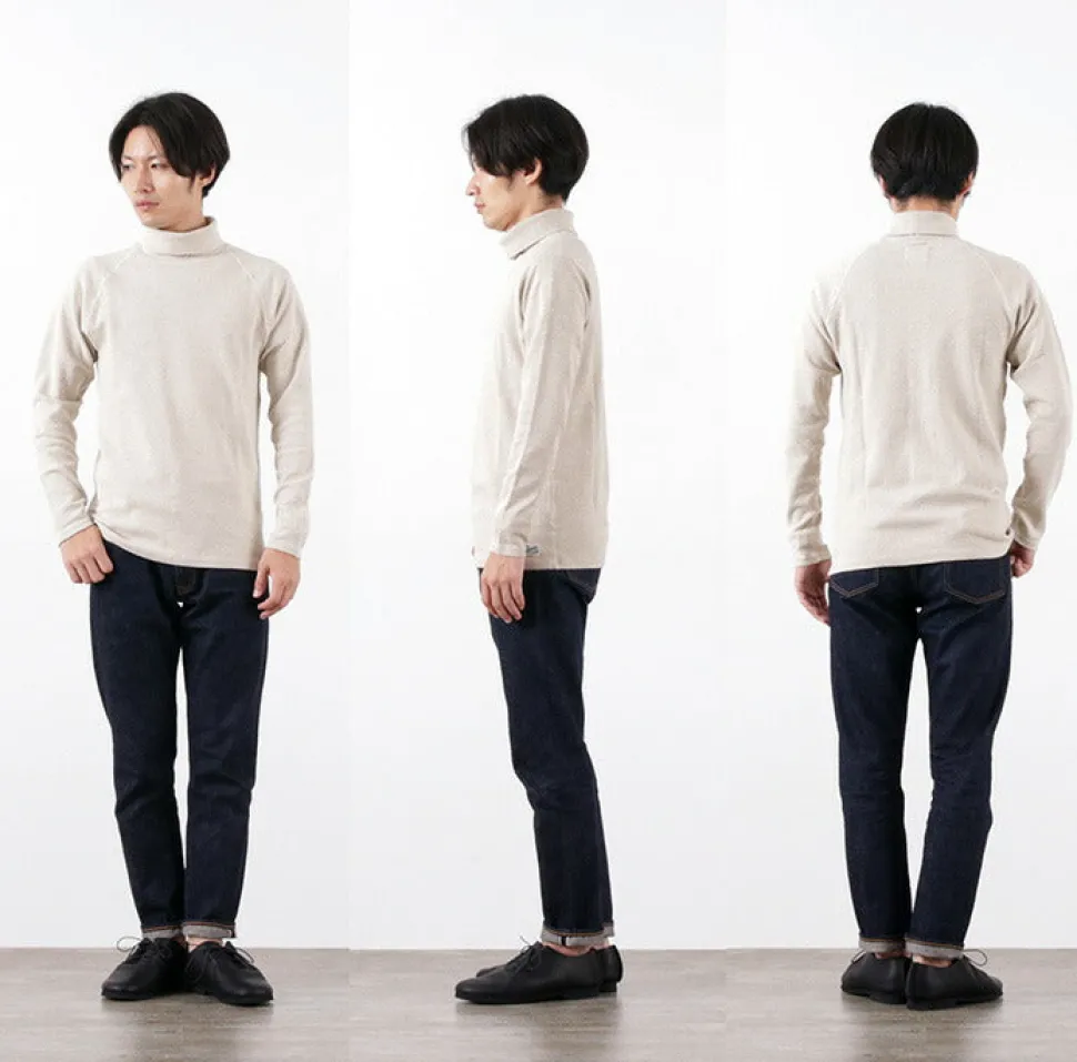 KEPANI / Raffy Stretch Fleece Turtleneck Long Sleeve Tee