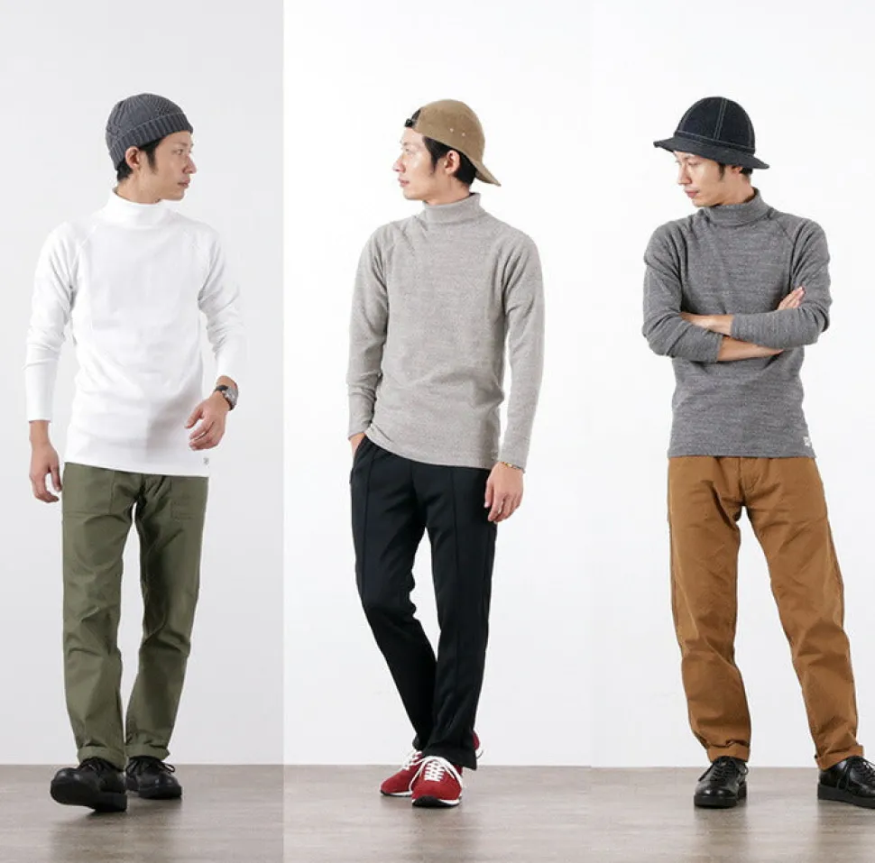 KEPANI / Raffy Stretch Fleece Turtleneck Long Sleeve Tee