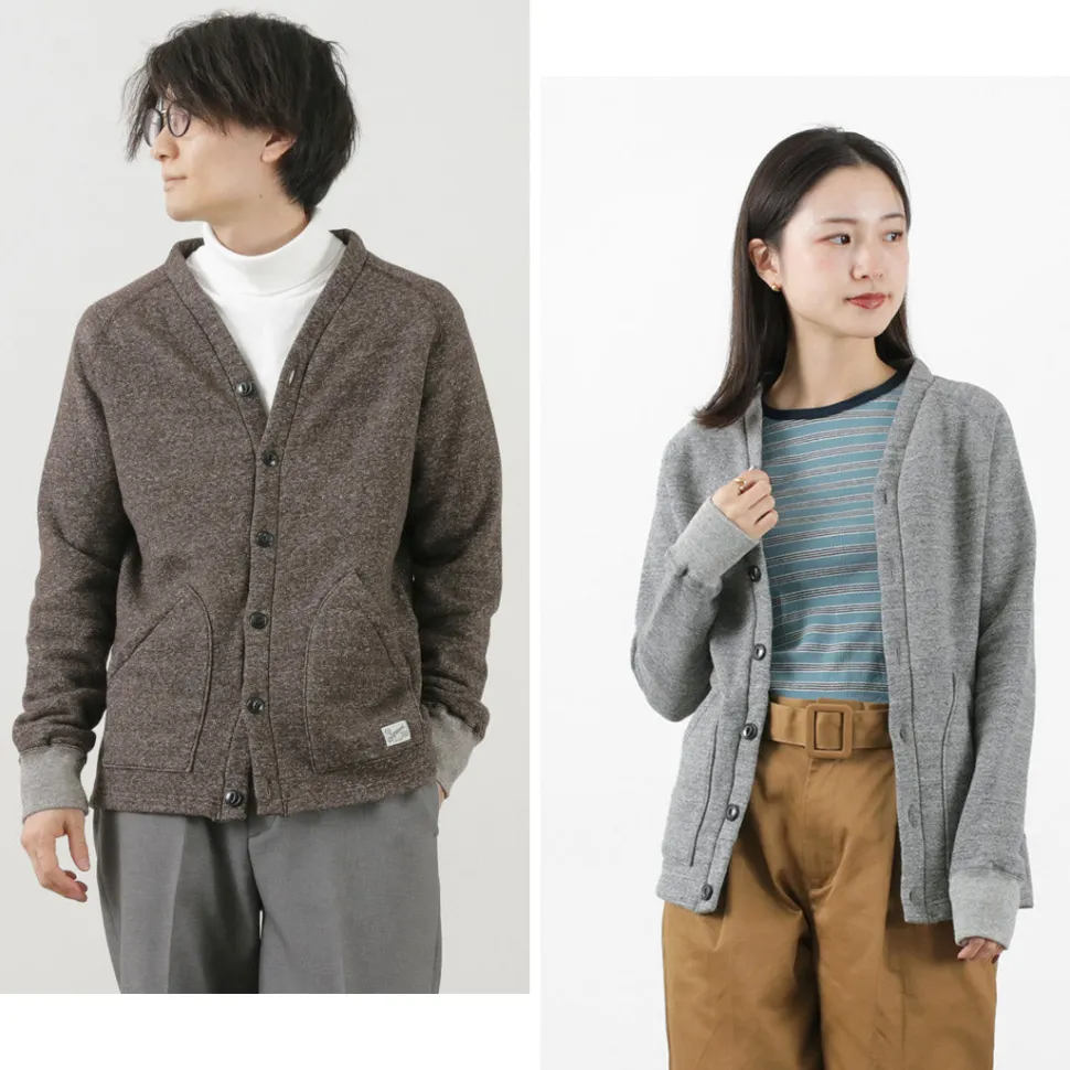 KEPANI / Sunset 2 Raffy brushed-lining sweatshirt cardigan