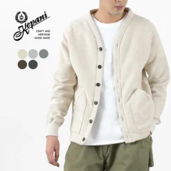 KEPANI / Sunset 2 Raffy brushed-lining sweatshirt cardigan