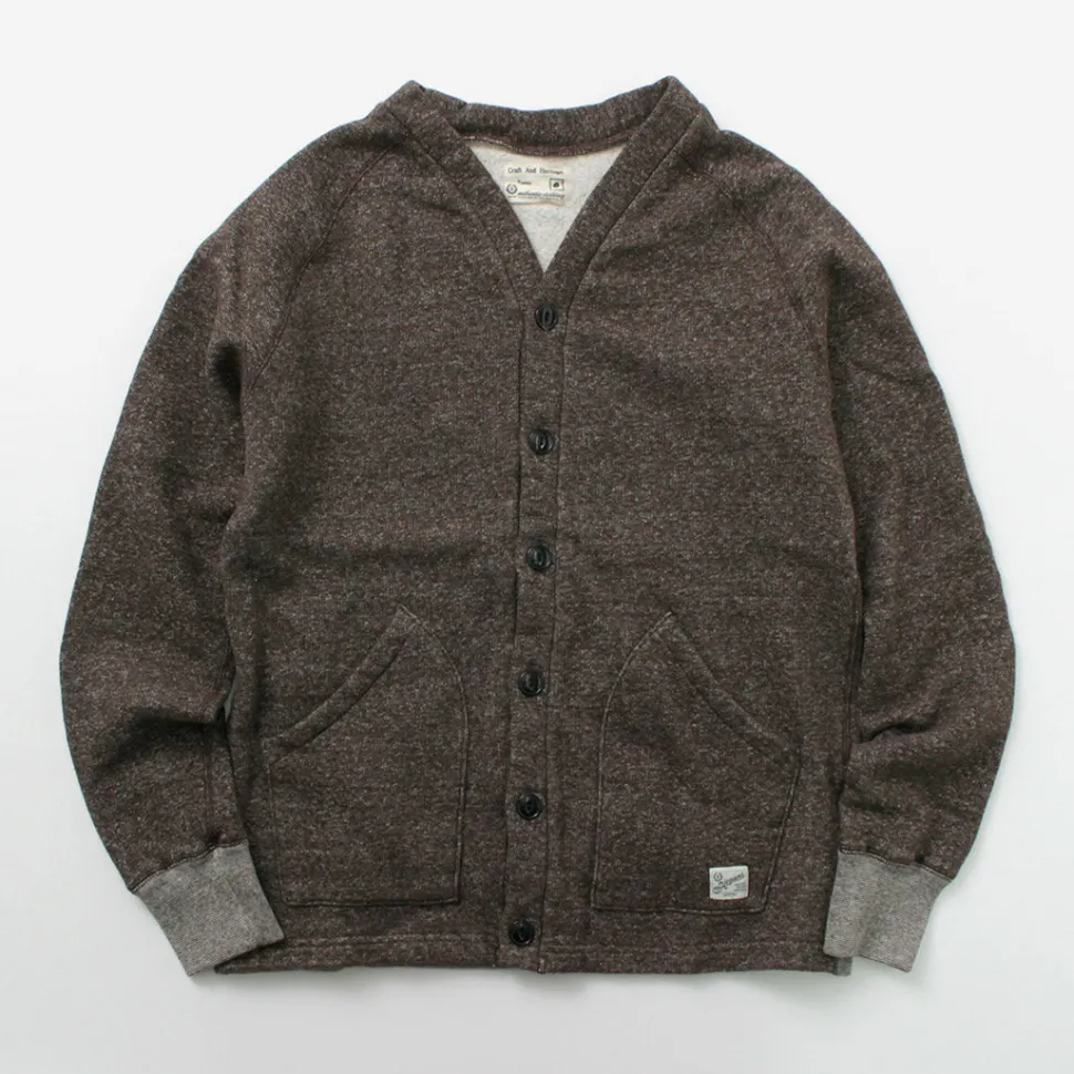 KEPANI / Sunset 2 Raffy brushed-lining sweatshirt cardigan