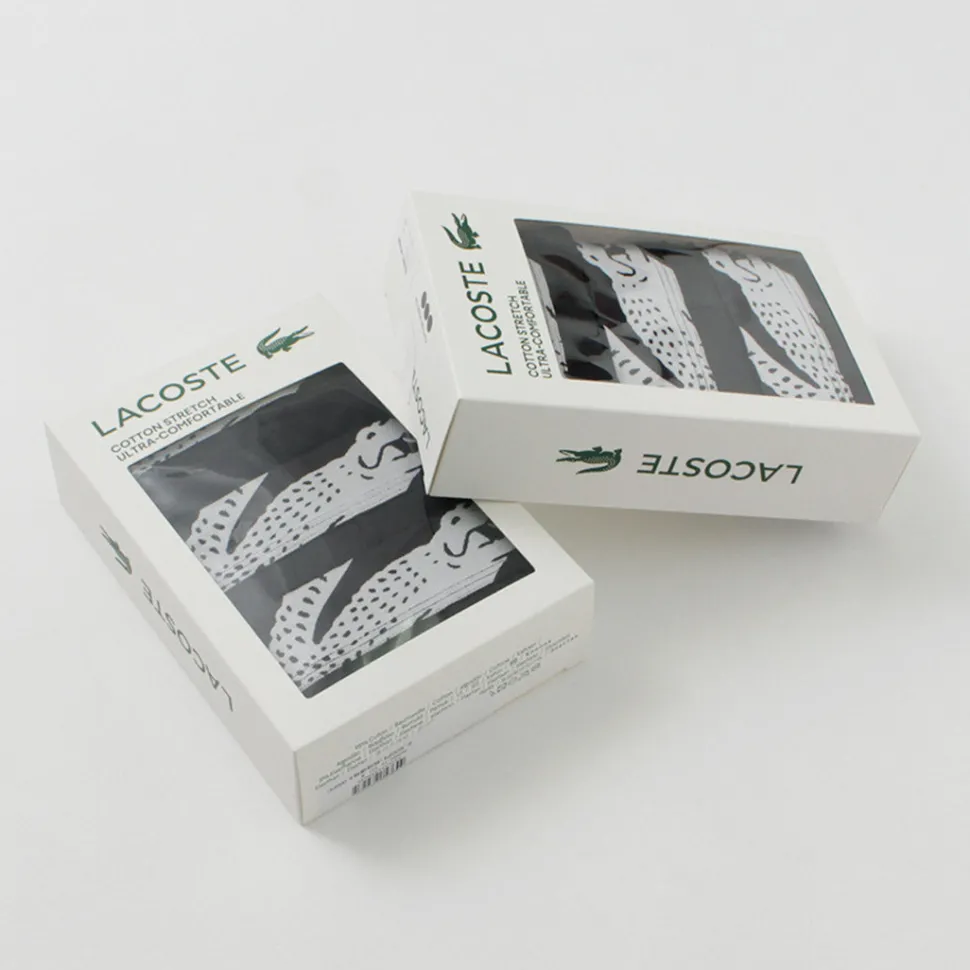 LACOSTE / Croc Print 3 Pack Boxer Pants