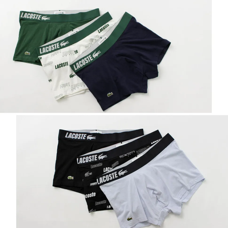 LACOSTE / Logo design 3-pack boxer shorts