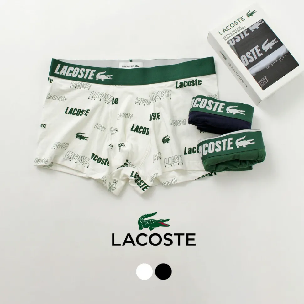 LACOSTE / Logo design 3-pack boxer shorts
