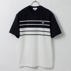 LACOSTE / Stripe T-Shirt