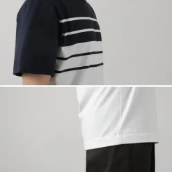 LACOSTE / Stripe T-Shirt