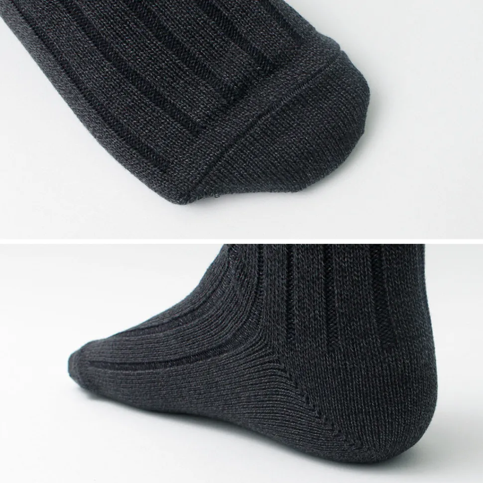 LIFE LONG BY GLEN CLYDE / TS-1 Cotton and Cordura ribbed socks