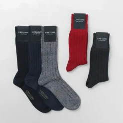 LIFE LONG BY GLEN CLYDE / TS-1 Cotton and Cordura ribbed socks