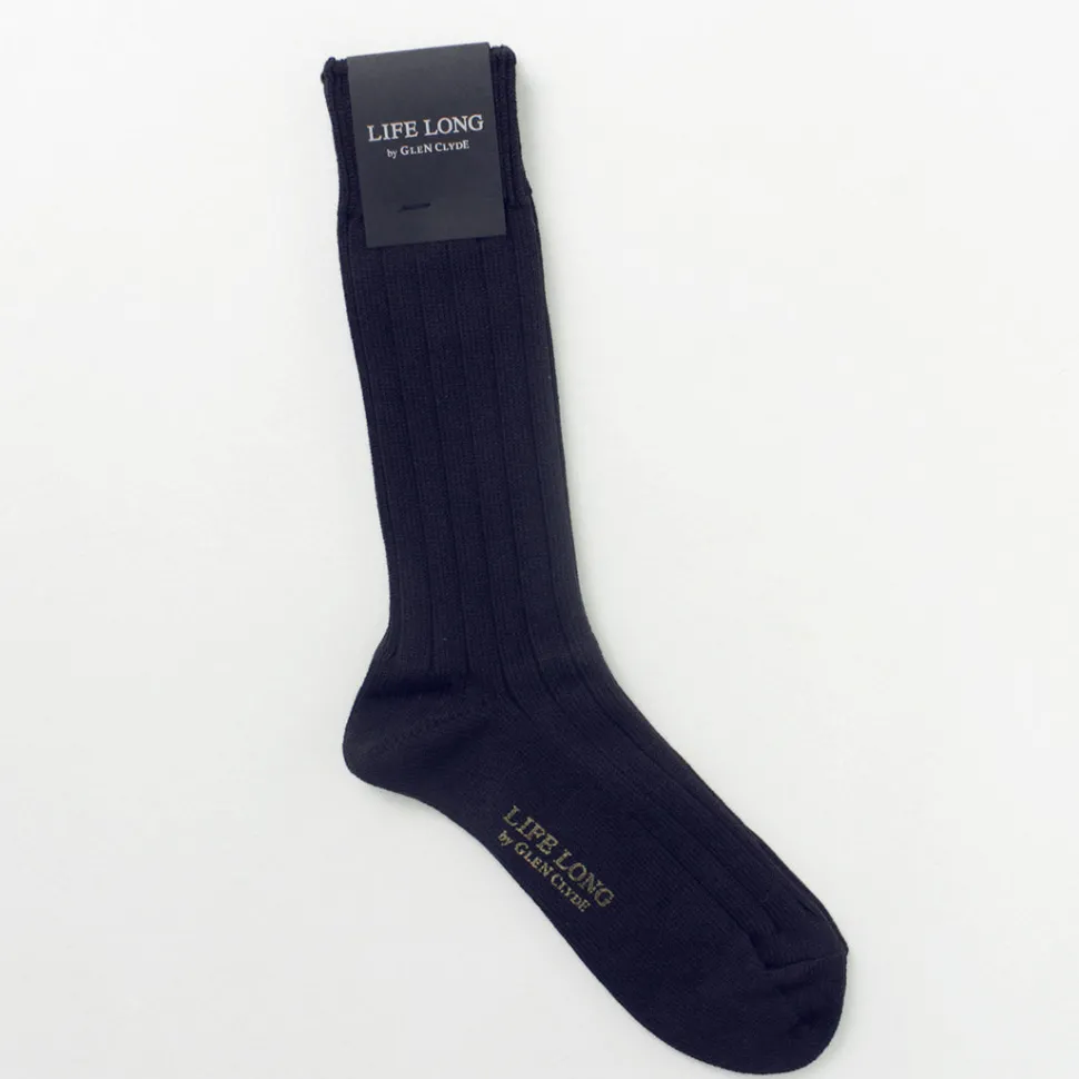 LIFE LONG BY GLEN CLYDE / TS-1 Cotton and Cordura ribbed socks