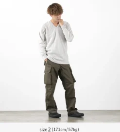 LOCALINA MERIYASU / U-Neck Cashmere Blend Long Sleeve Inner