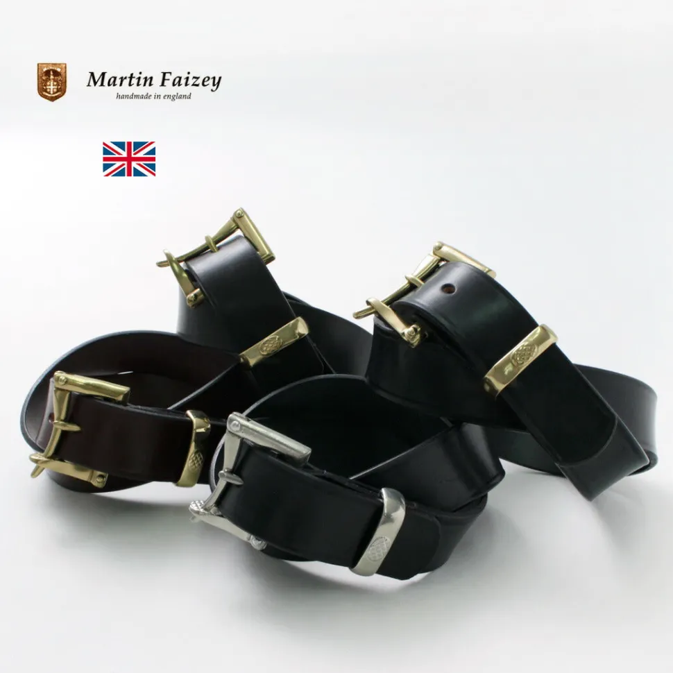 MARTIN FAIZEY / 1.5 inch (38mm) Quick Release Belt Leather Belt