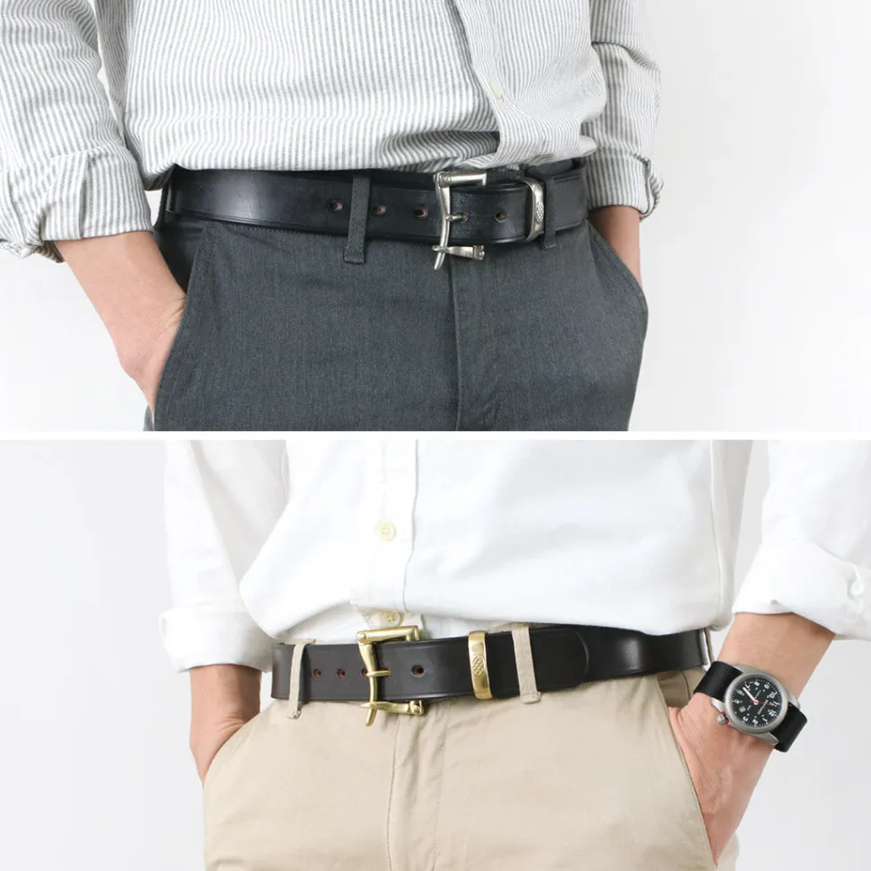 MARTIN FAIZEY / 1.5 inch (38mm) Quick Release Belt Leather Belt