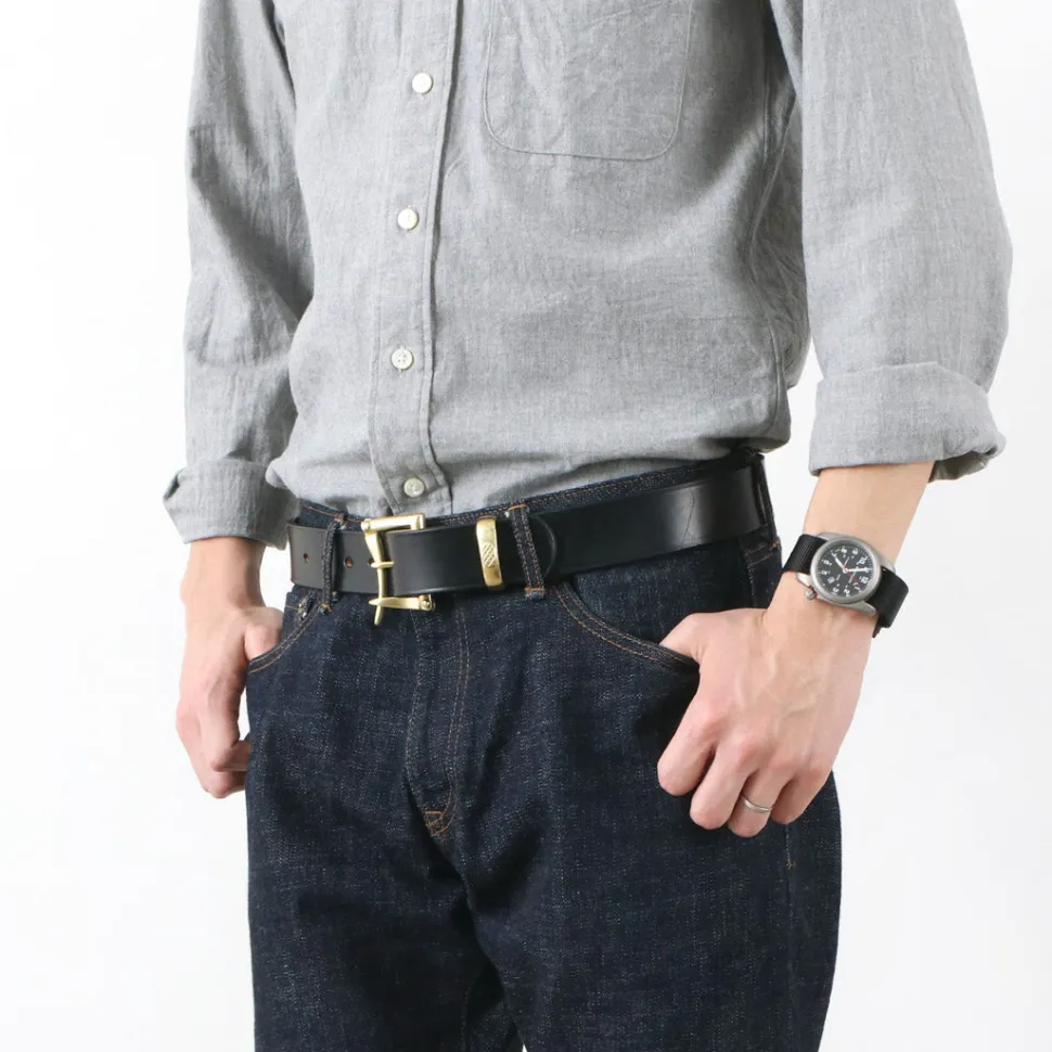 MARTIN FAIZEY / 1.5 inch (38mm) Quick Release Belt Leather Belt