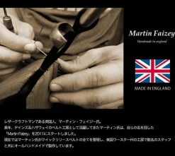 MARTIN FAIZEY / 1.25 inch (30mm) quick release leather belt