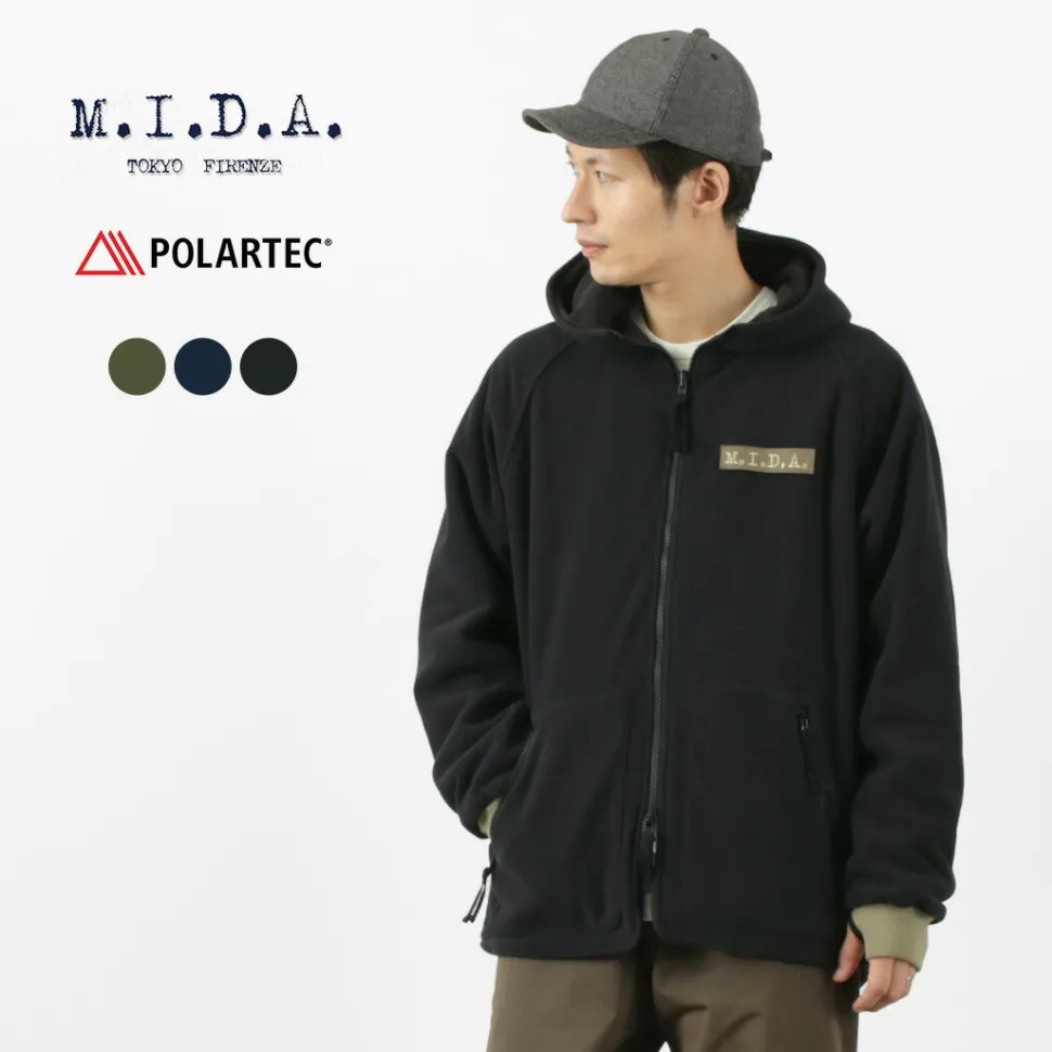 M.I.D.A. / Polartec Boa fleece ZIP-UP