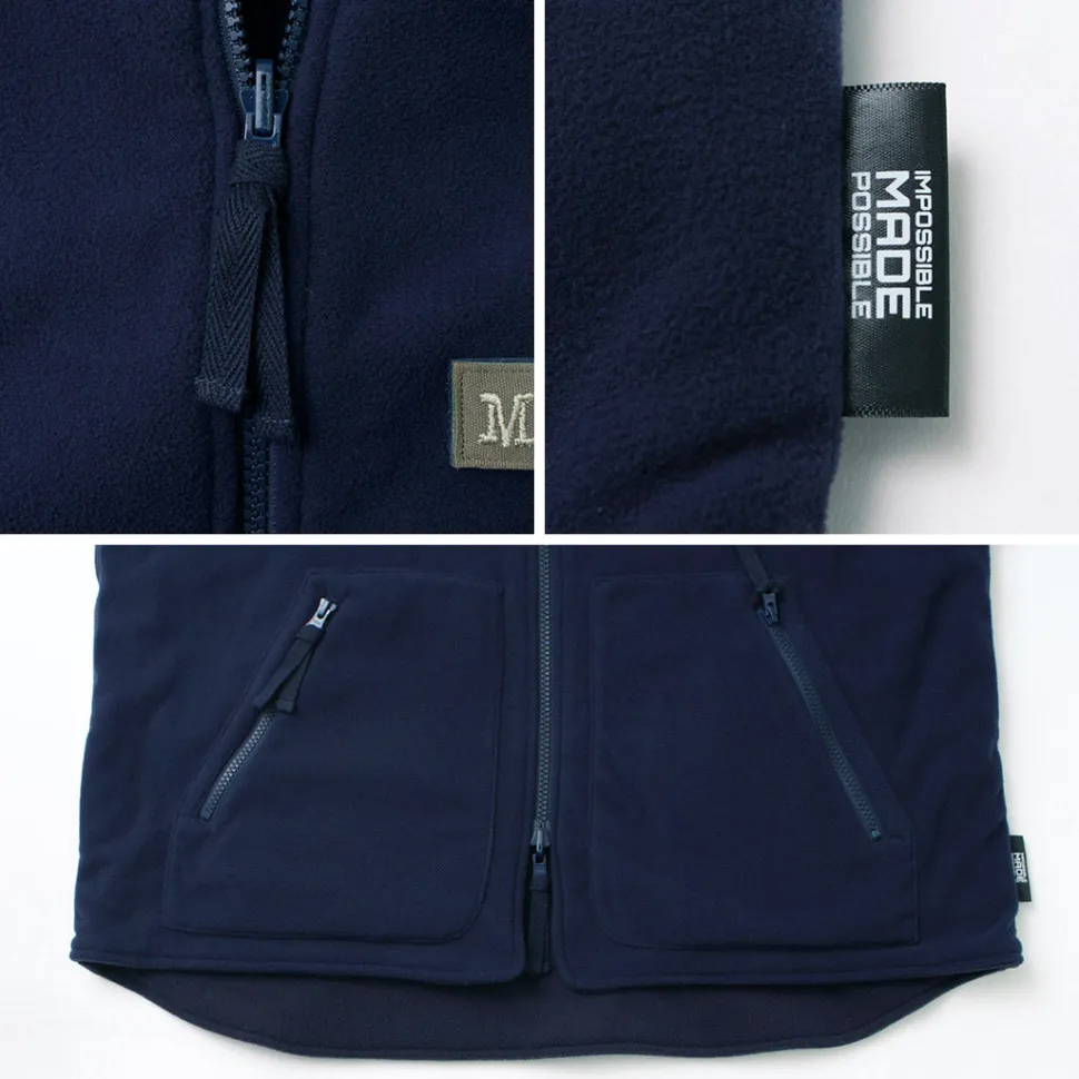 M.I.D.A. / Polartec Boa fleece ZIP-UP