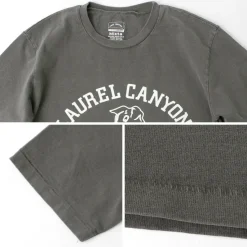 MIXTA / Basic crew print T-shirt (dog park)