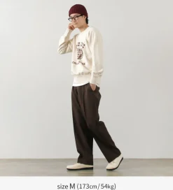 MIXTA / URSUS ARCTOS raglan sleeve sweatshirt