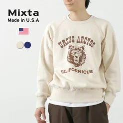 MIXTA / URSUS ARCTOS raglan sleeve sweatshirt