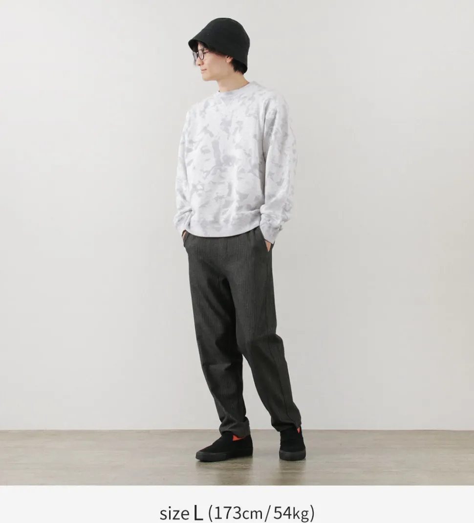 MOC T / Garment Dyed Loopwheel Crew Neck Pullover