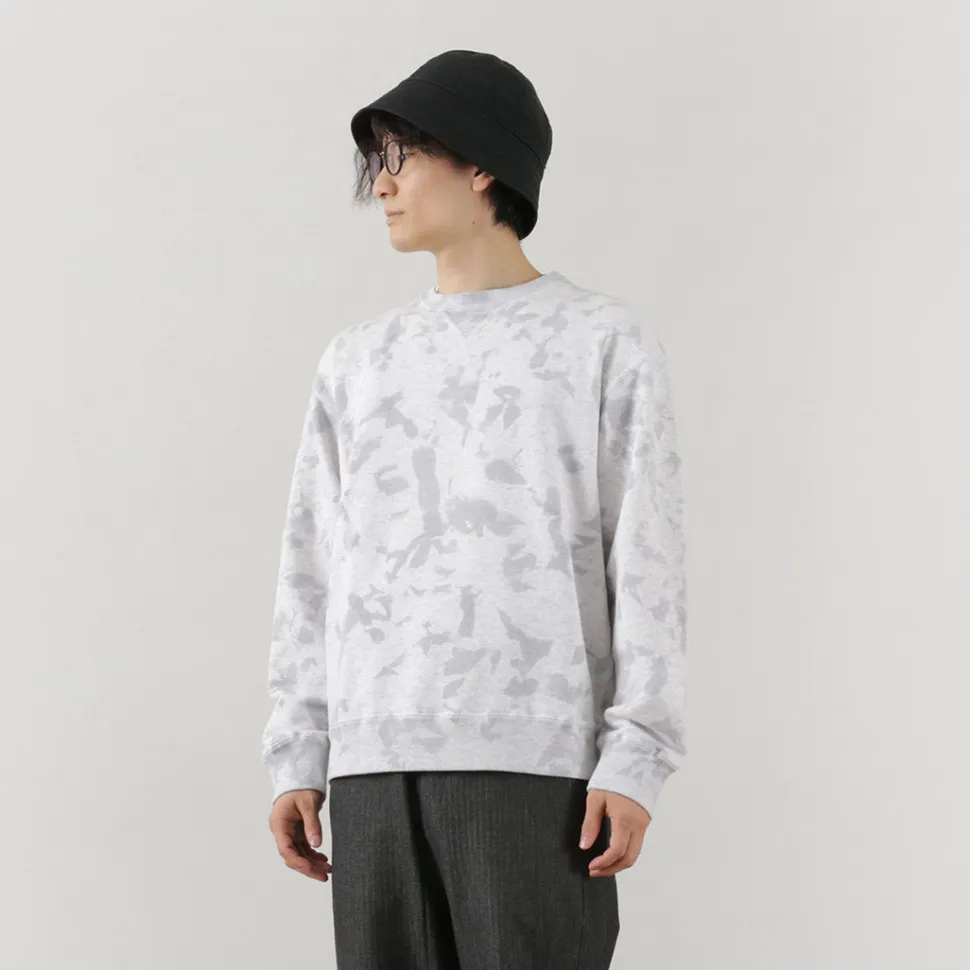 MOC T / Garment Dyed Loopwheel Crew Neck Pullover