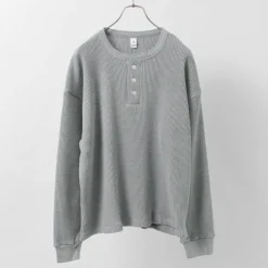 MOC T / Heavy Neon Waffle Henry Neck Pullover