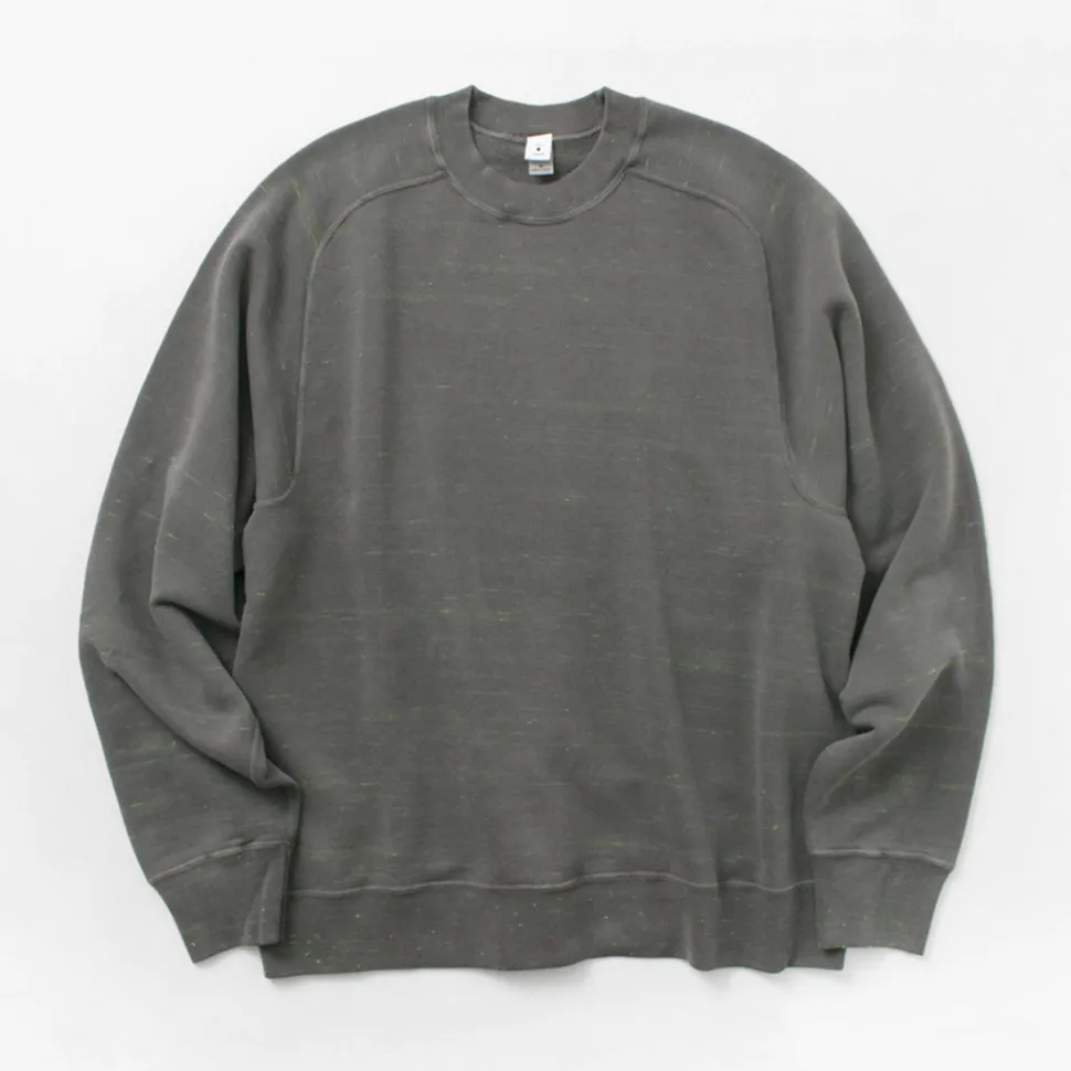 MOC T / Neon Script Loopwheel Overdyed Raglan Long Sleeve Sweatshirt