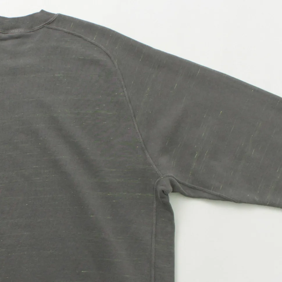 MOC T / Neon Script Loopwheel Overdyed Raglan Long Sleeve Sweatshirt