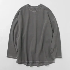 MOC T / Plating Jersey Crew Neck Long Sleeve Big Tee