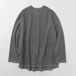 MOC T / Plating Jersey Crew Neck Long Sleeve Big Tee